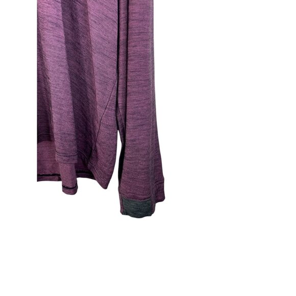 Bombas Womens Long Sleeve Purple Top 2X Merino Wool & TENCEL Lyocell - Picture 2 of 7